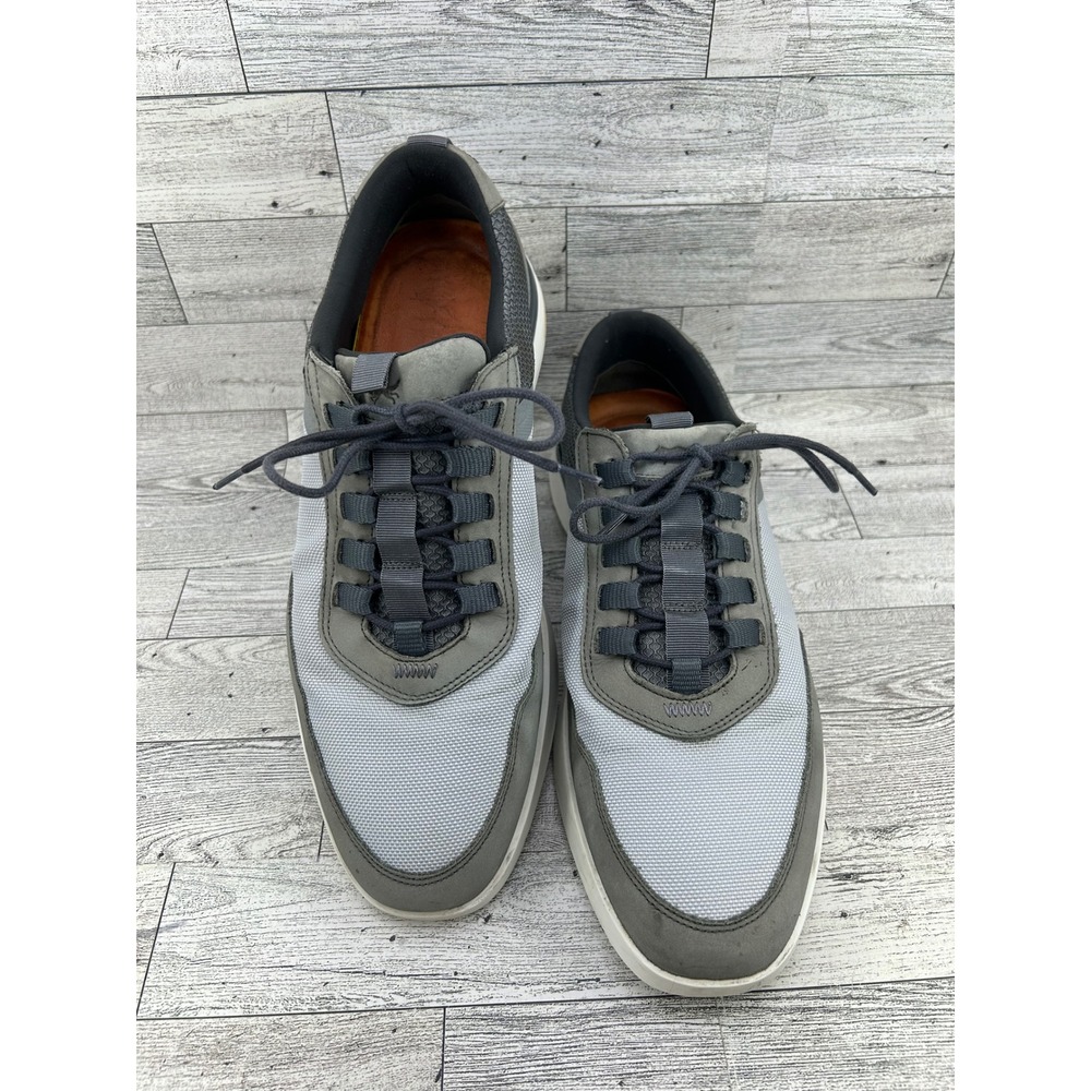 Wolf & Shepherd SwiftKnit Derby Men Size 10M Grey Mesh Suede Sneakers 12553